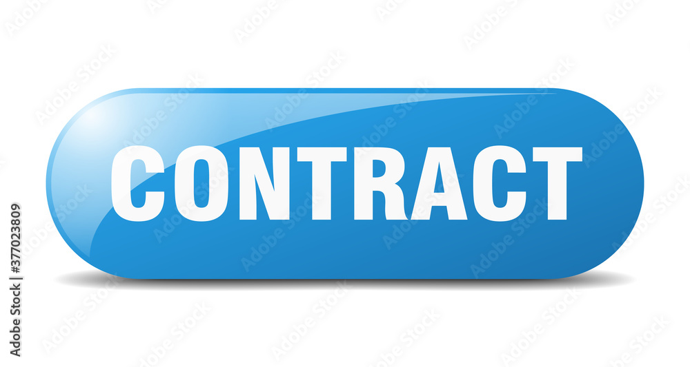 contract button. sticker. banner. rounded glass sign contract button. sticker. banner. rounded glass sign