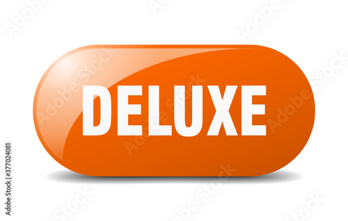 deluxe button. sticker. banner. rounded glass sign