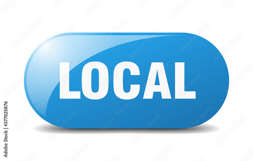 local button. sticker. banner. rounded glass sign local button. sticker. banner. rounded glass sign