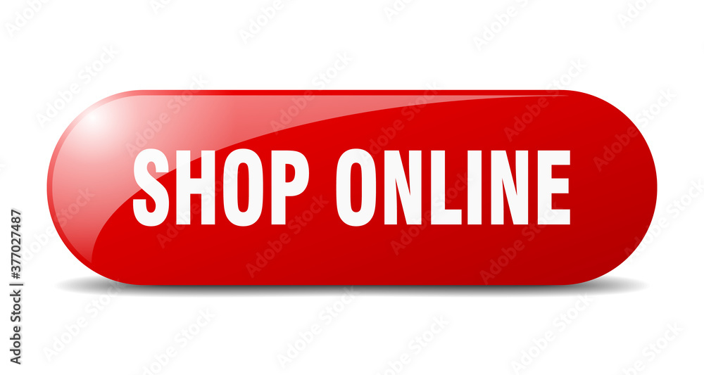 shop online button. sticker. banner. rounded glass sign shop online button. sticker. banner. rounded glass sign