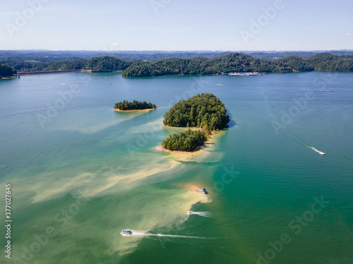 Aerial View of South Holston Lake in Eastern Tennessee photo