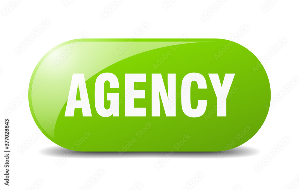 agency button. sticker. banner. rounded glass sign agency button. sticker. banner. rounded glass sign