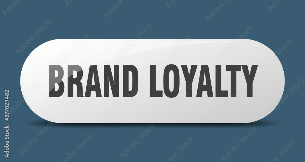 brand loyalty button. sticker. banner. rounded glass sign brand loyalty button. sticker. banner. rounded glass sign