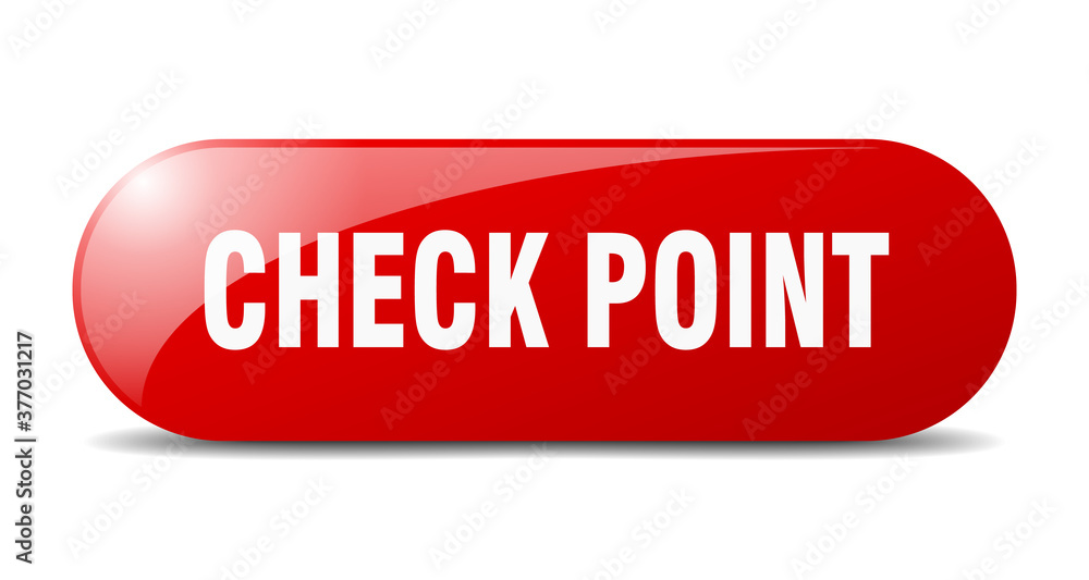 check point button. sticker. banner. rounded glass sign check point button. sticker. banner. rounded glass sign