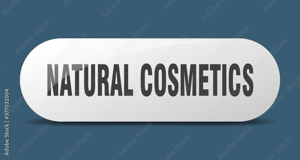 natural cosmetics button. sticker. banner. rounded glass sign natural cosmetics button. sticker. banner. rounded glass sign