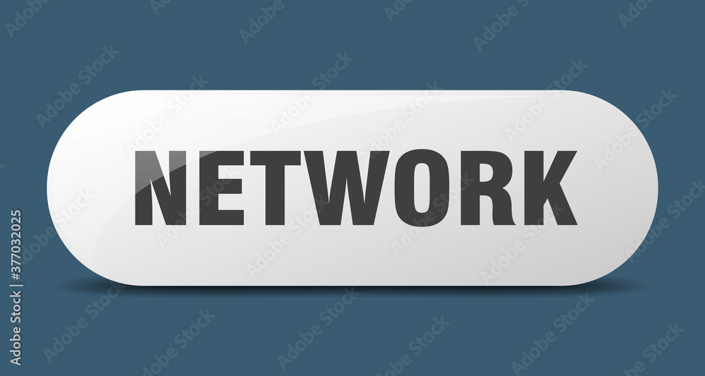 network button. sticker. banner. rounded glass sign