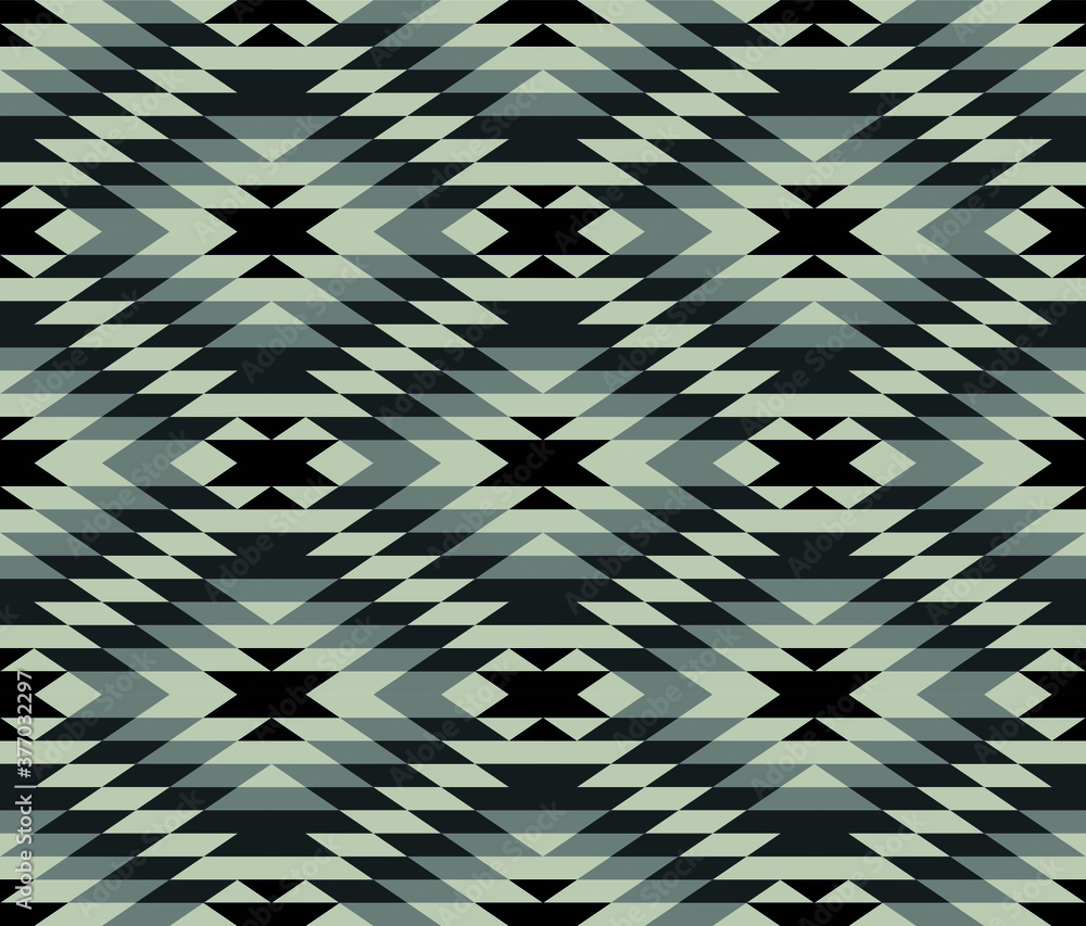 Naklejka premium Tribal ethnic geometric pattern seamless in vector for fashion