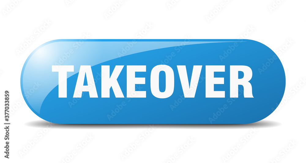 takeover button. sticker. banner. rounded glass sign takeover button. sticker. banner. rounded glass sign