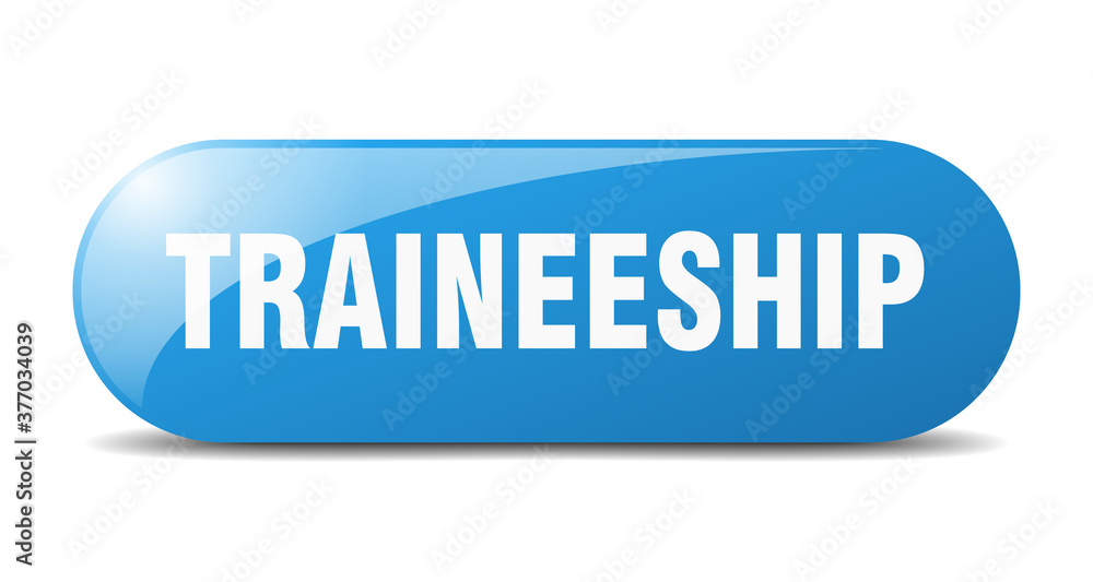 traineeship button. sticker. banner. rounded glass sign traineeship button. sticker. banner. rounded glass sign