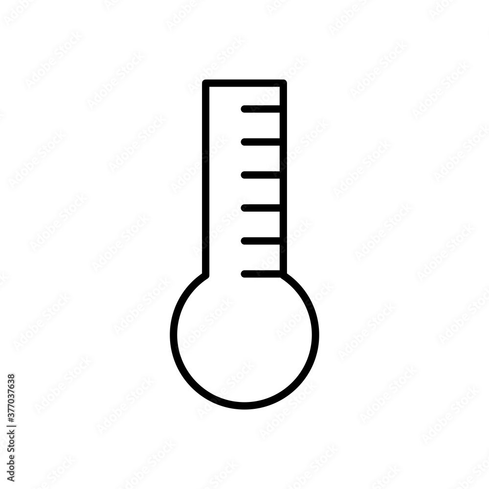 thermometer icon vector line style thermometer icon vector line style