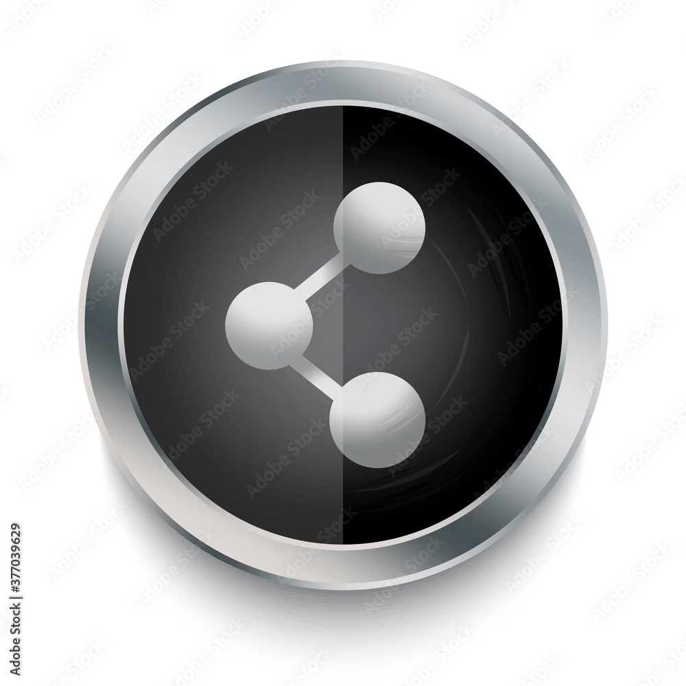 Share icon. Social data button. Connection sign. Internet network symbol. Vector illustration. Stock image. Share icon. Social data button. Connection sign. Internet network symbol. Vector illustration. Stock image.