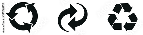 Free Download Recycling ,arrows icon set, rotate, Refresh, reload - GFXLoad