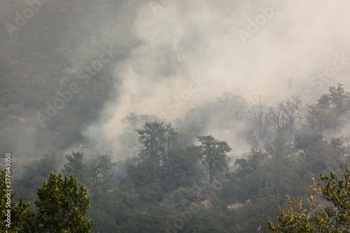 Wild fires near highway 62 in Eagle Point Oregon, September 9 2020 © wollertz