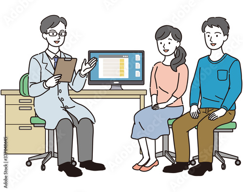 医者と若い夫婦