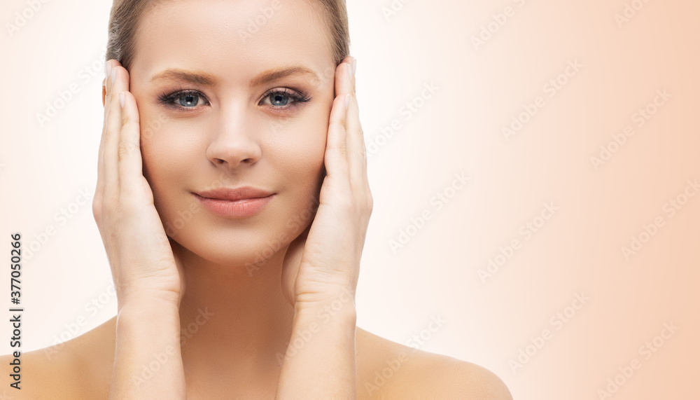 Face of a beautifyl girl isolated on white background Face of a beautifyl girl isolated on white background
