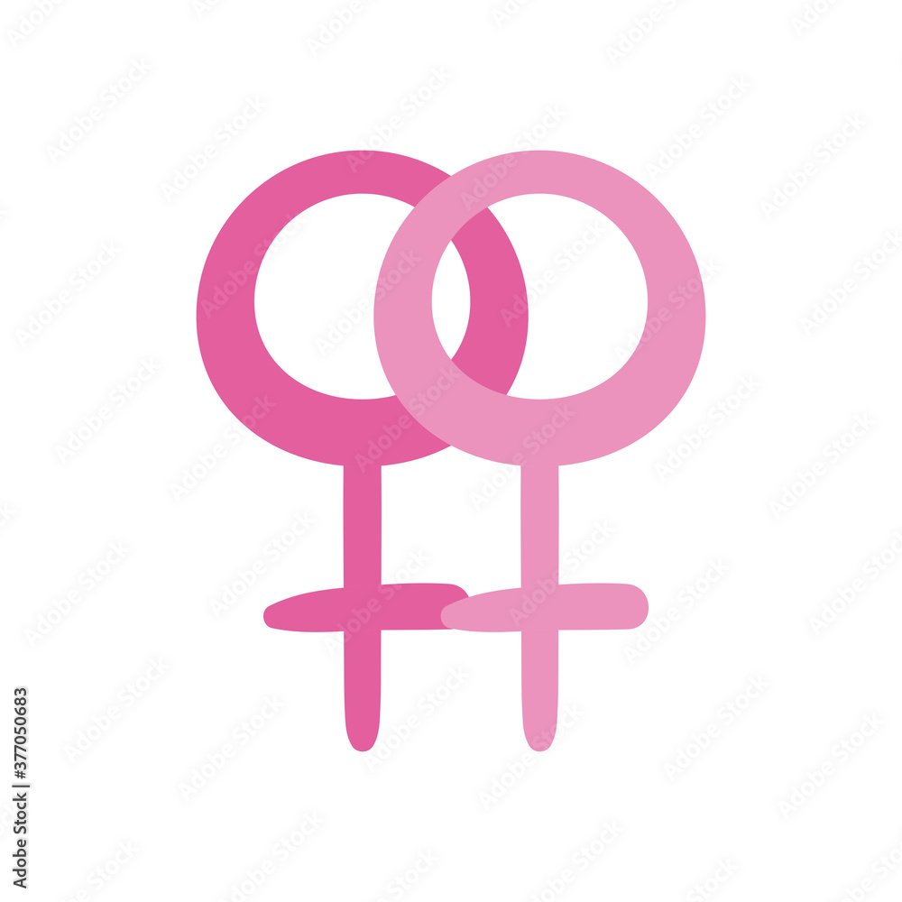 lesbian gender flat style icon vector design lesbian gender flat style icon vector design