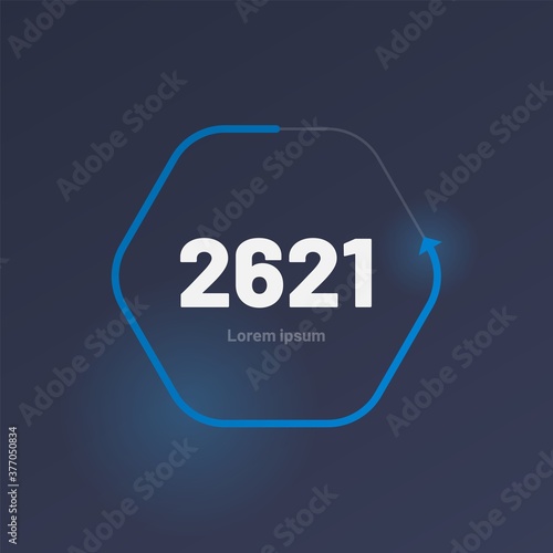 Control knob used for regulating. UI and UX Kit. Control center design. Progress bar. Temperature control. Eps 10.