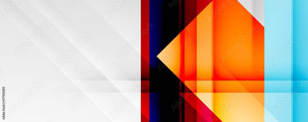 Geometric abstract backgrounds with shadow lines, modern forms, rectangles, squares and fluid gradients. Bright colorful stripes cool backdrops Geometric abstract backgrounds with shadow lines, modern forms, rectangles, squares and fluid gradients. Bright colorful stripes cool backdrops