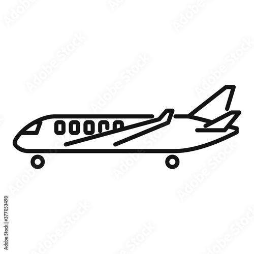 Aircraft repair icon. Outline aircraft repair vector icon for web design isolated on white background
