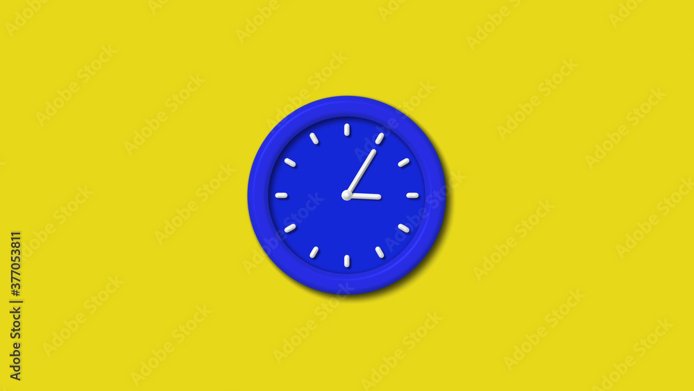12 hours counting down 3d wall clock icon on yellow background,clock image 12 hours counting down 3d wall clock icon on yellow background,clock image