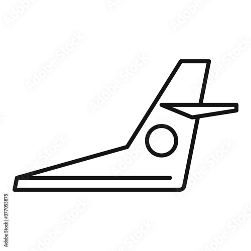 Aircraft repair fix icon. Outline aircraft repair fix vector icon for web design isolated on white background
