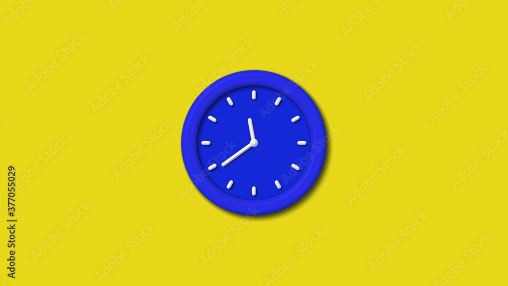 12 hours counting down 3d wall clock on yellow background,wall clock image 12 hours counting down 3d wall clock on yellow background,wall clock image