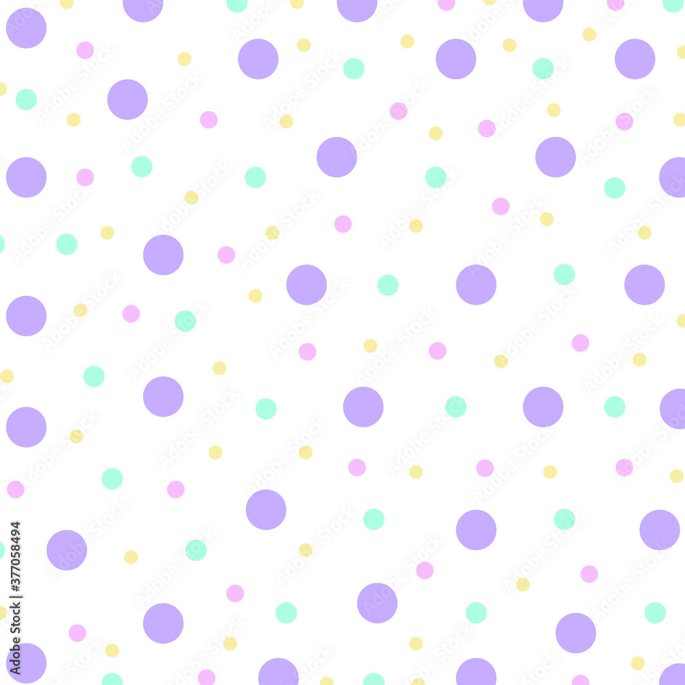 Colorful dots pattern  background. Vector pattern
