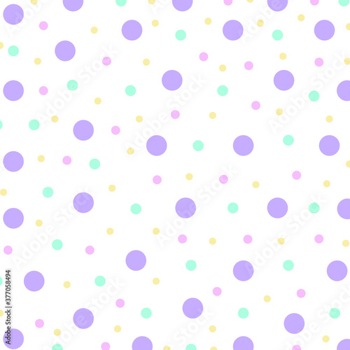 Colorful dots pattern background. Vector pattern