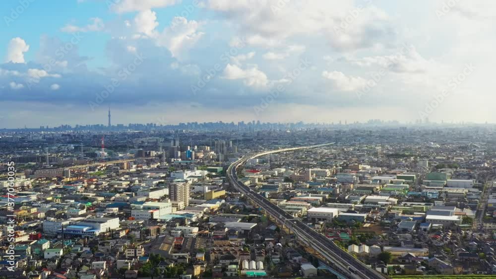 都市景観　空撮