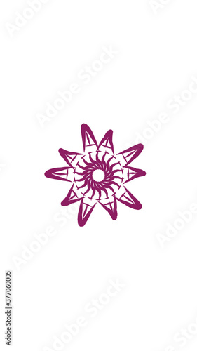 flower mandala. This design is very suitable for wall decorations  symbols and others