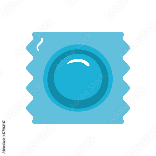 condom package flat style icon vector design