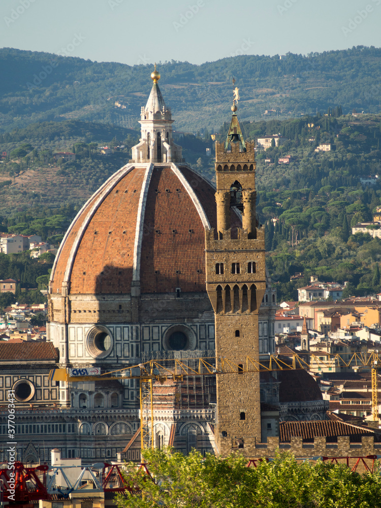 Italia, Toscana, Firenze, veduta della città. e cattedrale.