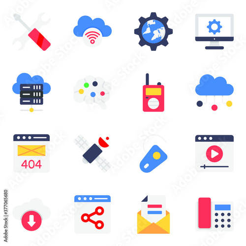  Pack of Networking Modern Icons 