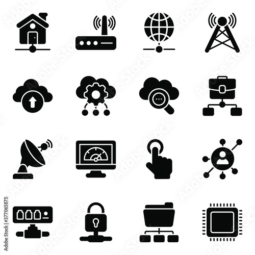 
Pack of Networking Icons 
