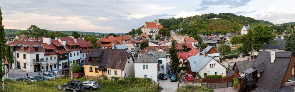 Panoramic view of Kazimierz Dolny, Poland