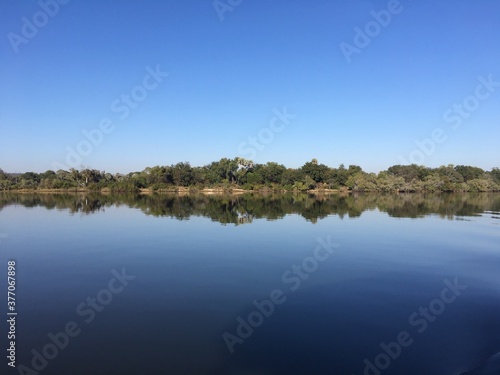 Early Morning At Victoria Lake, Zimbabwe, Africa
