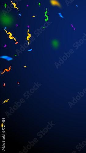 Streamers and confetti. Colorful streamers tinsel  © Begin Again