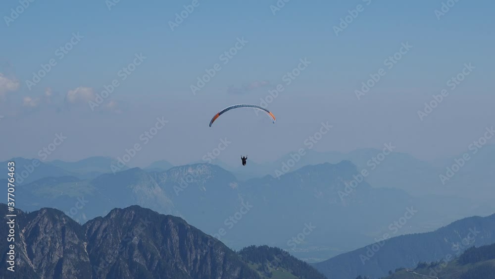Paragliding in Tyrol, Austria
