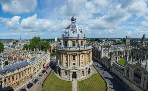 Panoramic view of the Bodlean library in Oxford, UK