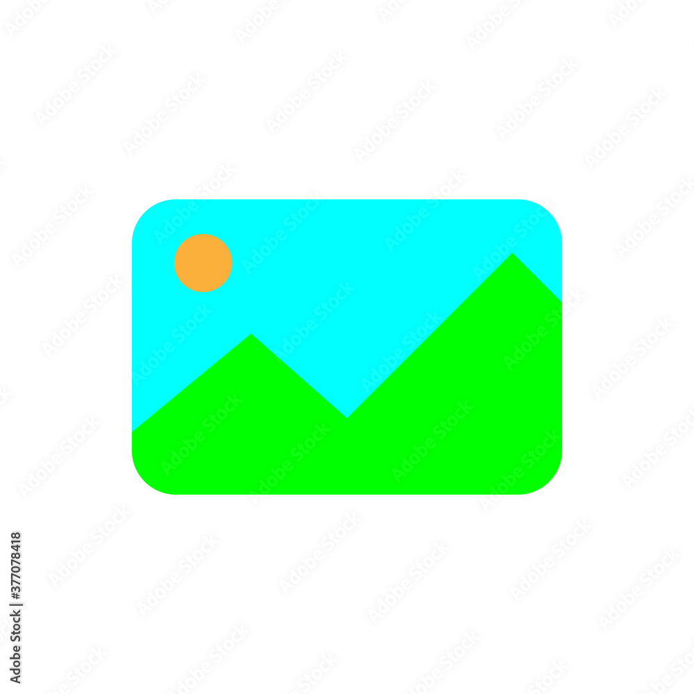 Gallery button trendy flat style icon. Landscape scenery icon. Gallery or photos symbol for your web site design, logo, app UI. Gallery button trendy flat style icon. Landscape scenery icon. Gallery or photos symbol for your web site design, logo, app UI.