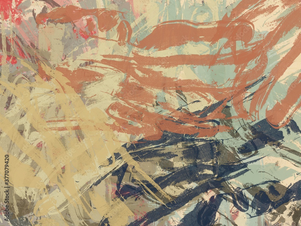 Texture of strokes of colored paint, blurred spots with brushes of different sizes and shapes. Stylized watercolor, oil grunge background Texture of strokes of colored paint, blurred spots with brushes of different sizes and shapes. Stylized watercolor, oil grunge background