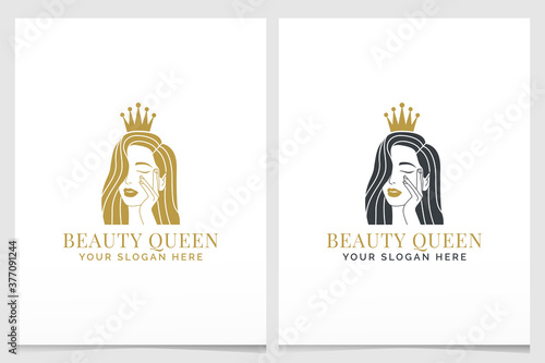 Beauty logo branding template Premium Vector
