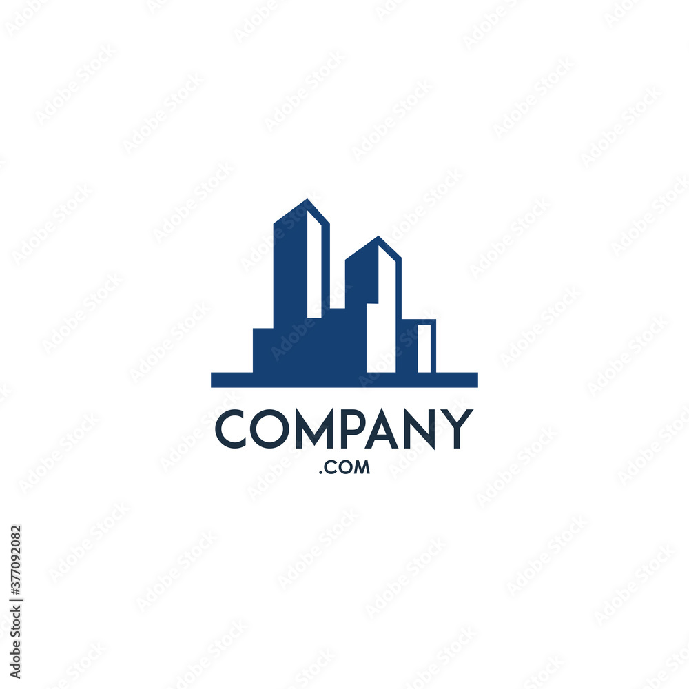 Building Logo Symbol Vector Simple