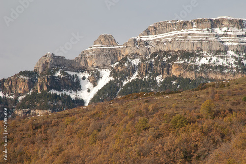 Las Sestrales in Ordesa and Monte Perdido National Park. Pyrenees. Huesca. Aragon. Spain. photo