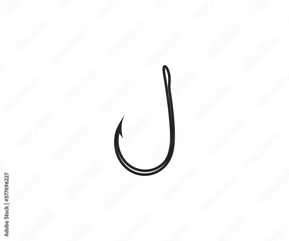 Catch, fishing, hook icon. Vector illustration, flat design. Catch, fishing, hook icon. Vector illustration, flat design.