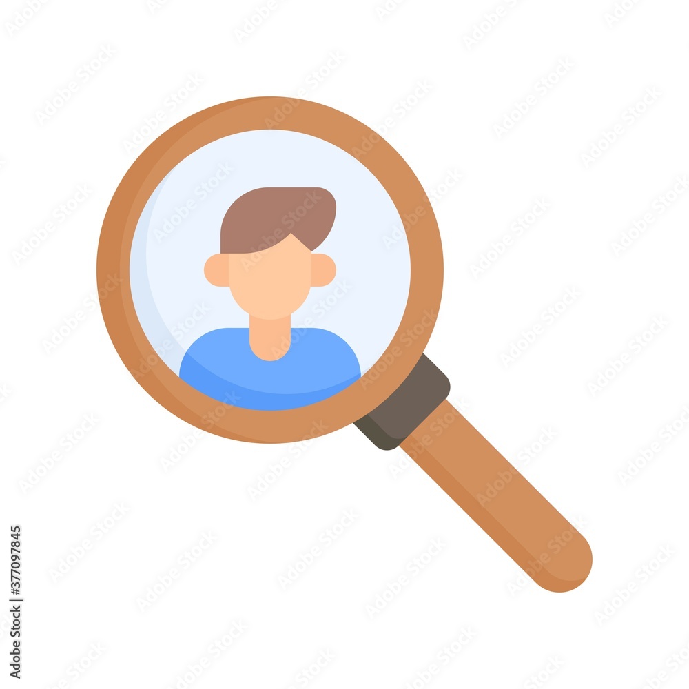 election related character in magnifying glass or find persons for vote vector in flat style, election related character in magnifying glass or find persons for vote vector in flat style,