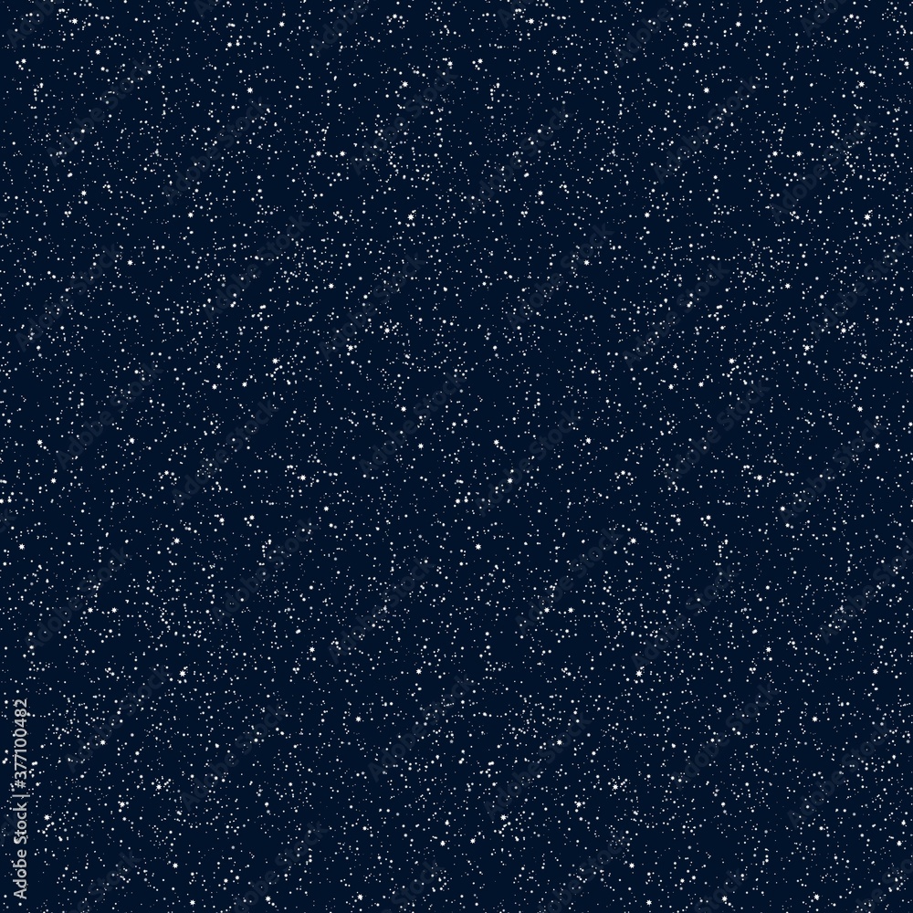 Seamless repeating pattern of the starry sky