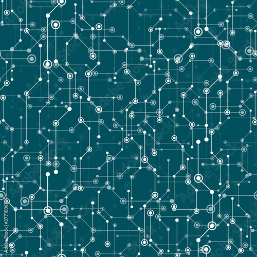 Seamless repeating pattern from an electronic board