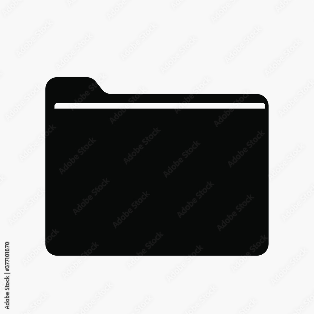 folder icon with documents on a white background, vector illustration folder icon with documents on a white background, vector illustration