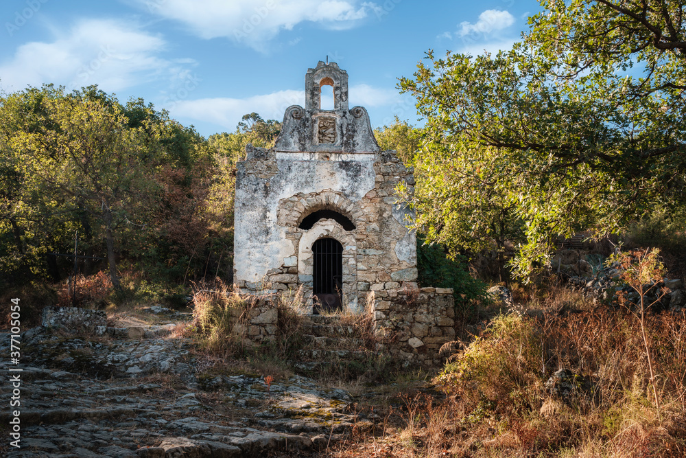 18th century chapel near Speloncato in Corsica